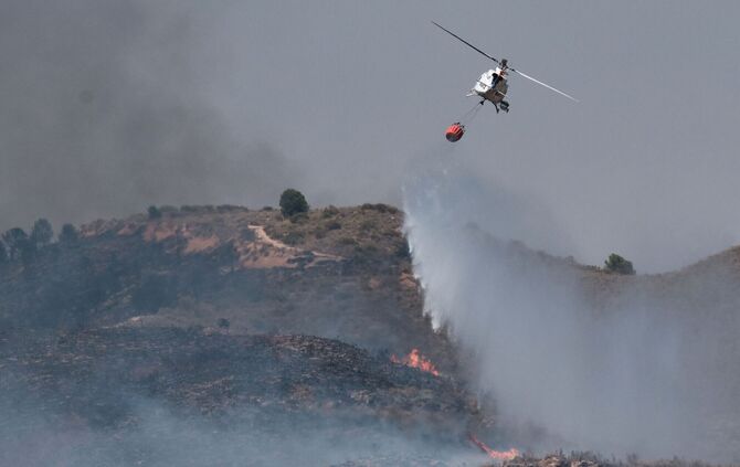 Waldbrand in Andalusien
