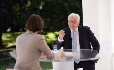 ZDF-Sommerinterview mit Bundespräsident Steinmeier