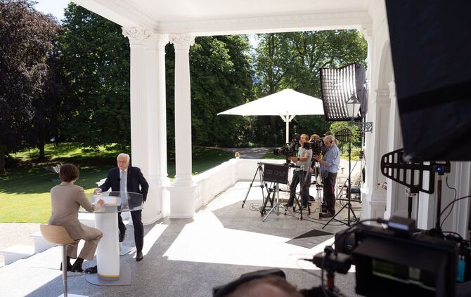 ZDF-Sommerinterview mit Bundespräsident Steinmeier