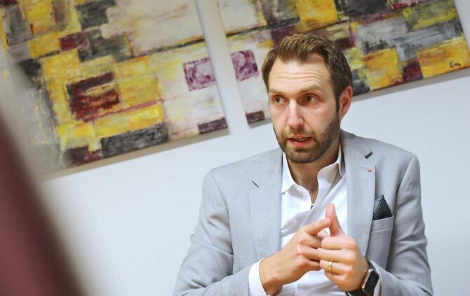 Marc Dressel, Leiter der Caritas Ludwigsburg-Waiblingen-Enz.