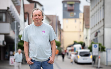 Eine Winnender Musiklegende: Mick Scheuerle.