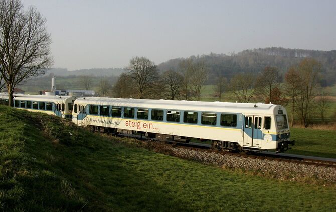 Wieslauftalbahn Wiesel bei Michelau