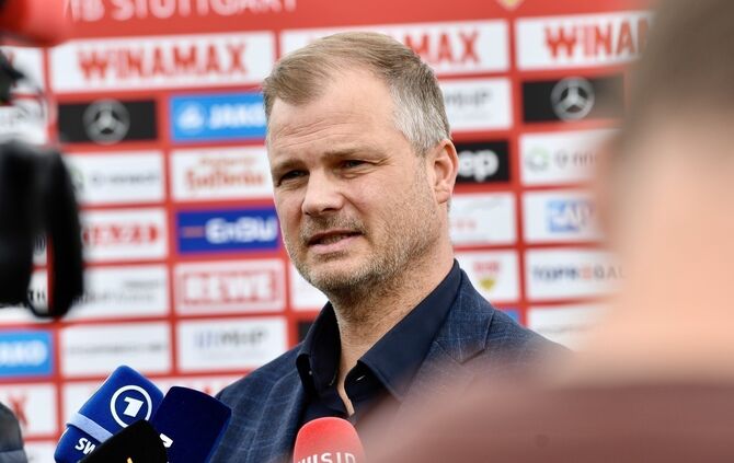 Hat wohl Dzenan Pejcinovic an der Angel: VfB-Sportvorstand Fabian Wohlgemuth.