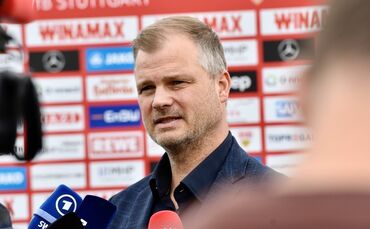 Hat wohl Dzenan Pejcinovic an der Angel: VfB-Sportvorstand Fabian Wohlgemuth.