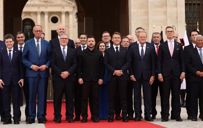 Treffen der sogenannten Koalition der Willigen