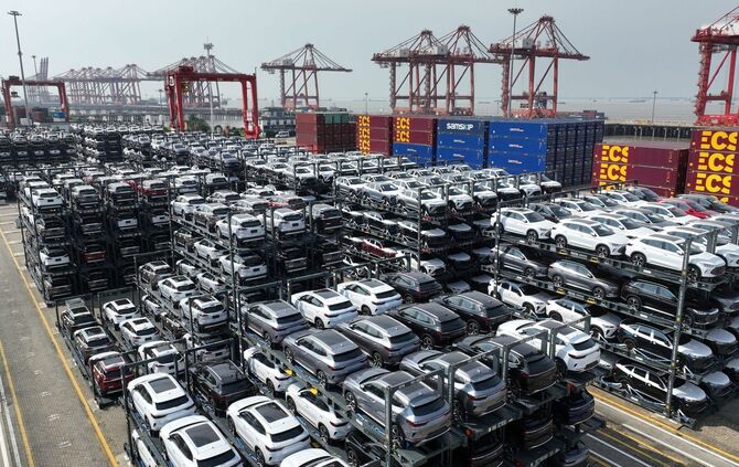 Chinesische E-Autos vor dem Export