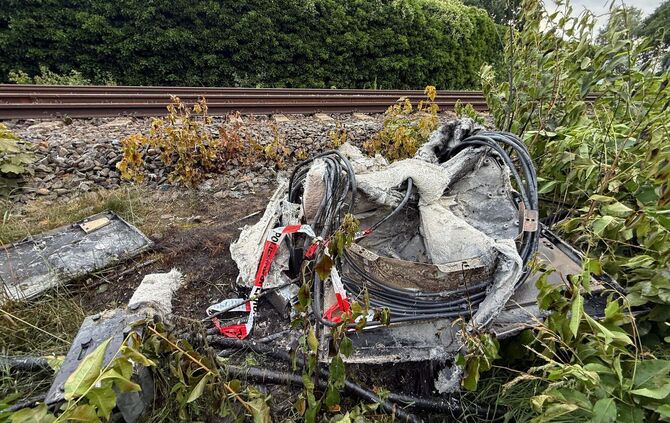 Mutmaßlicher Anschlag auf Bahn-Infrastruktur