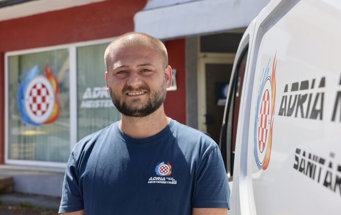 Patrik Matković hat in den letzten Wochen viele Klimaanlagen eingebaut.