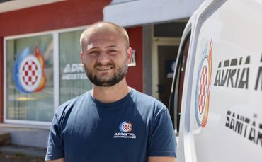 Patrik Matković hat in den letzten Wochen viele Klimaanlagen eingebaut.