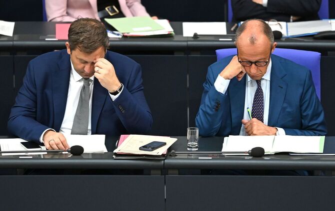 Klingbeil und Merz
