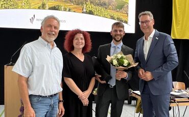 Von links: Der bisherige Leiter des Jugendamts Holger Gläss, Sozialdezernentin Stefanie Böhm, der zukünftige Leiter des Jugendam