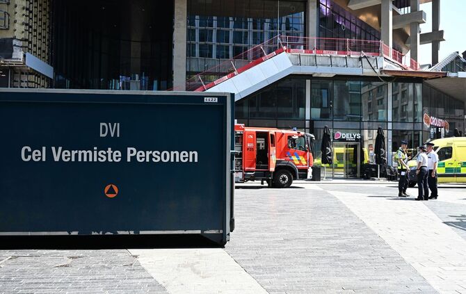 Gebäudebrand in Brüssel