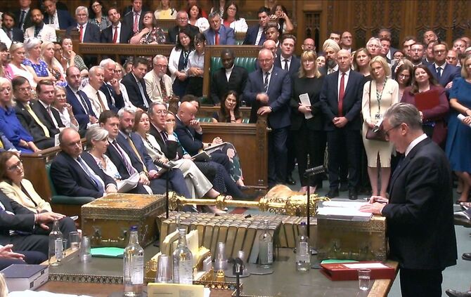 Letzte Fragestunde mit britischem Premierminister Starmer