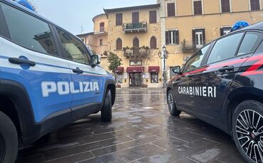Autos der italienischen Polizei