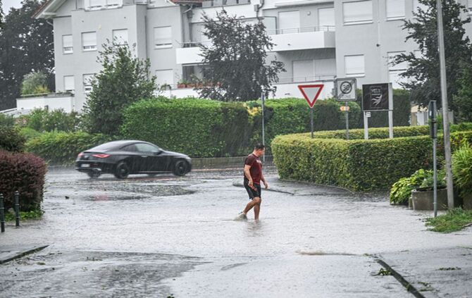 Gewitter am Bodensee