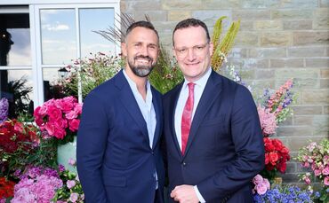 Daniel Funke und Jens Spahn
