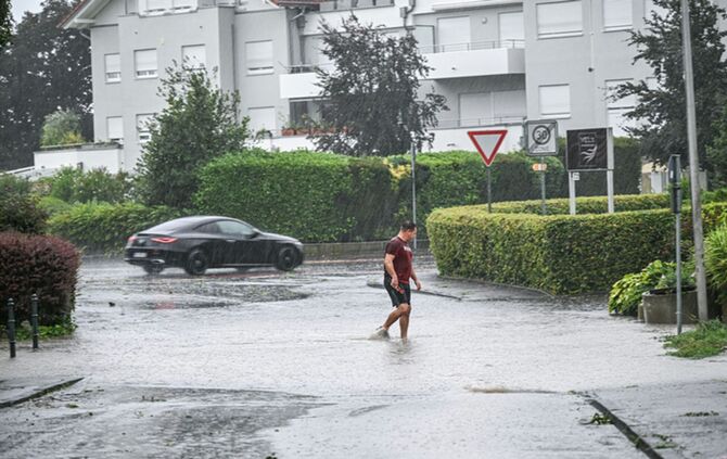 Gewitter am Bodensee