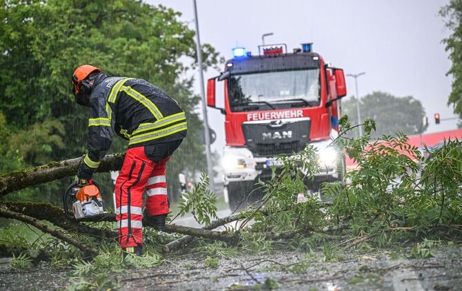 Unwetter in Baden-Württemberg
