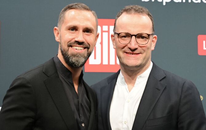 Daniel Funke und Jens Spahn