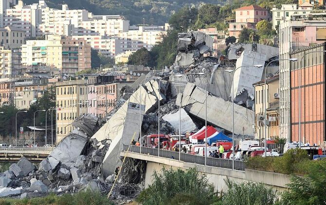 Brückeneinsturz in Genua