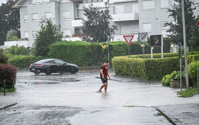 Gewitter am Bodensee