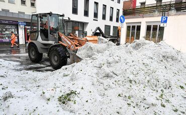 Unwetter in Baden-Württemberg - Hagel