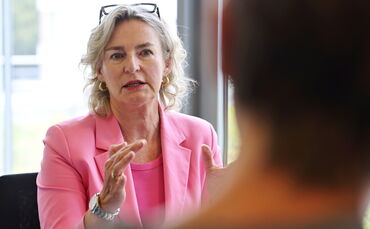 Daniela Angerer, Geschäftsführerin von Peter Hahn: "Die Stimmung ist hochenergetisch."