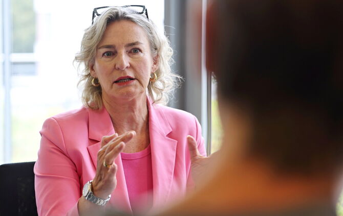 Daniela Angerer, Geschäftsführerin von Peter Hahn: "Die Stimmung ist hochenergetisch."