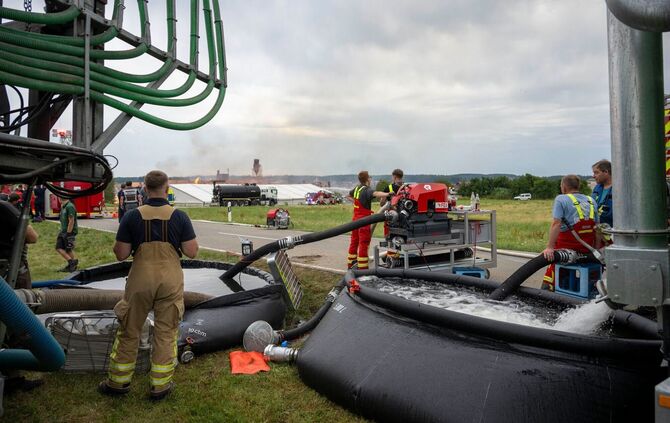 Millionenschaden durch Brand in einem Holzwerk