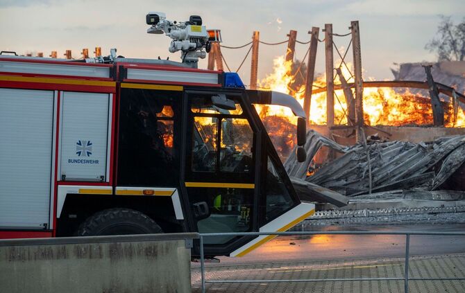Millionenschaden durch Brand in einem Holzwerk