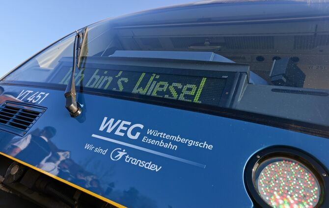 Die Wieslauftalbahn fährt in den Sommerferien nicht.