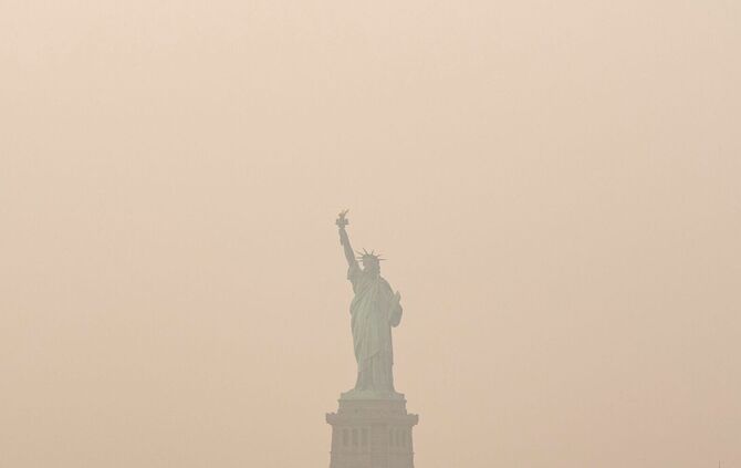 Waldbrände in Kanada - New York City