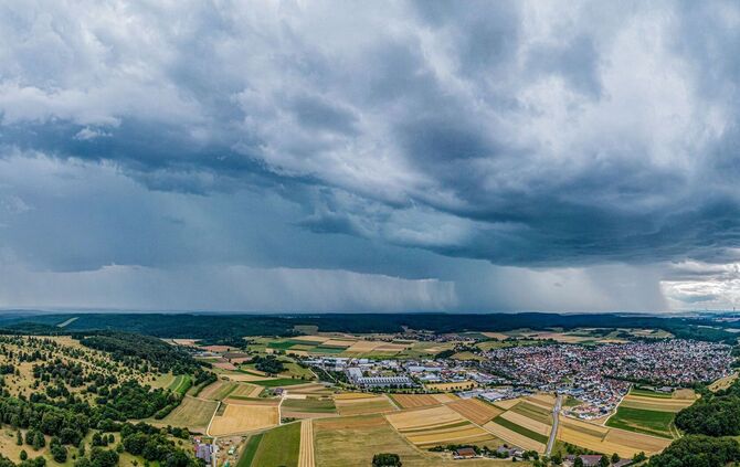 Unwetter in Heidenheim