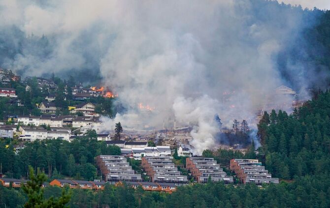 Brand in Drammen