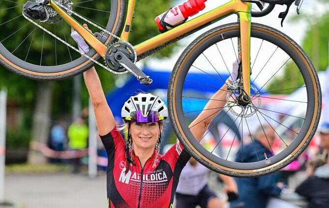 Lilly Zednikova, hier beim Fast & Forest in Fellbach im vergangenen Jahr, zeigt sich derzeit in starker Form. Und die Triathleti