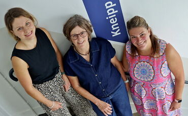 Die Vereinsführung: Lisa Scheel, Sabine Eisenbraun und Lara Ulmer (von links). Gabriele Hildenbrand gehört auch zum Vorstand, fe