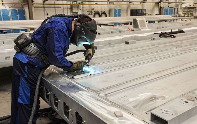 Zugproduktion von Siemens Mobility in Krefeld