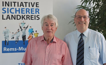 Konrad Jelden und Leo Keidel (von links).