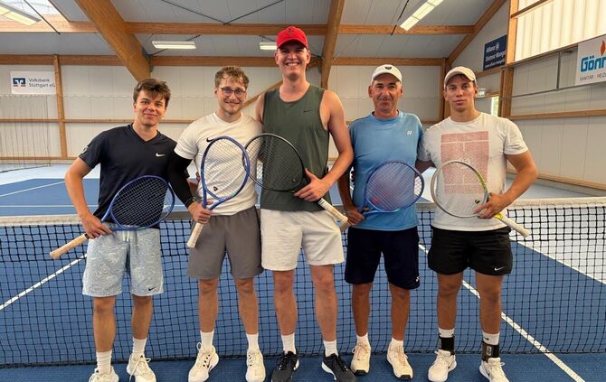 Das Meisterteam des TC Weinstadt-Endersbach.