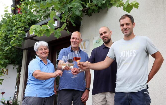 Drei Tage lang wird in Kernen-Stetten im Weingut Medinger gefeiert (Archivbild).