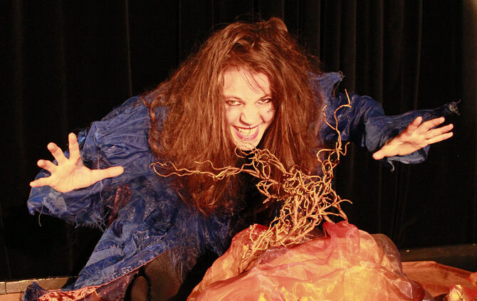 Im Galli Theater wird das Stück "Rumpelstilzchen" gespielt.