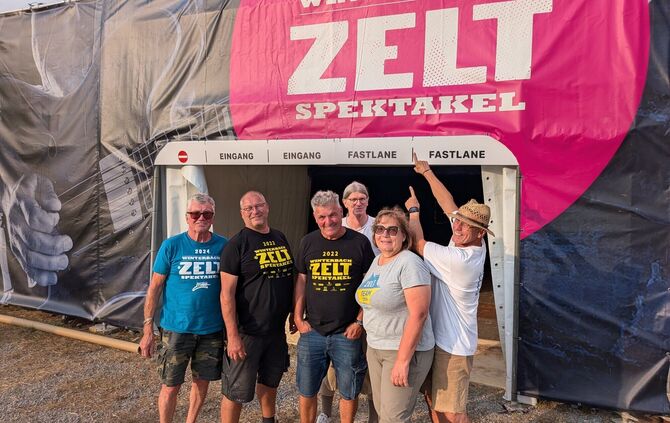 Die Kulti freut sich auf das Zeltspektakel, in diesem Jahr erstmals mit zwei Überholspuren beim Einlass.