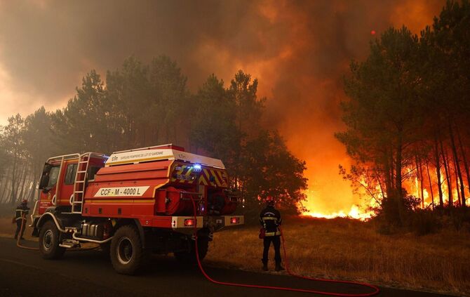 Brände in Frankreich