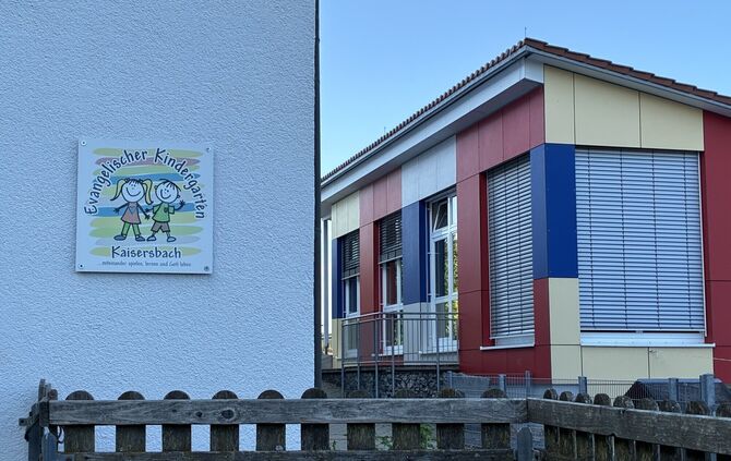 Der evangelische Kindergarten Anwanden soll geschlossen werden - Platz wäre im Kinderhaus gleich nebenan.