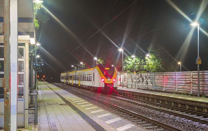 Bahn-Sicherheitsmann stürzt aus Zug