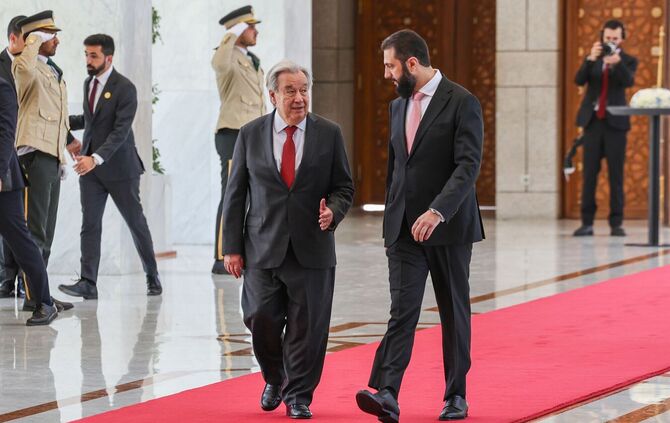 UN-Generalsekretär Guterres in Syrien