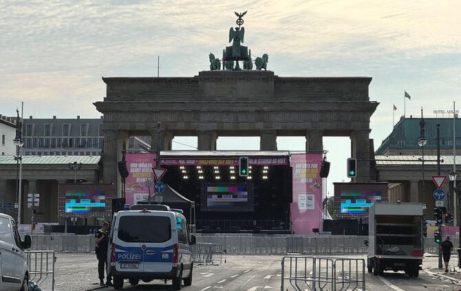 Nach dem Christopher Street Day in Berlin