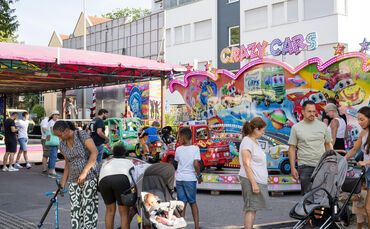 Der Rummel am Viehmarktplatz.