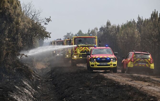 Waldbrände in Frankreich
