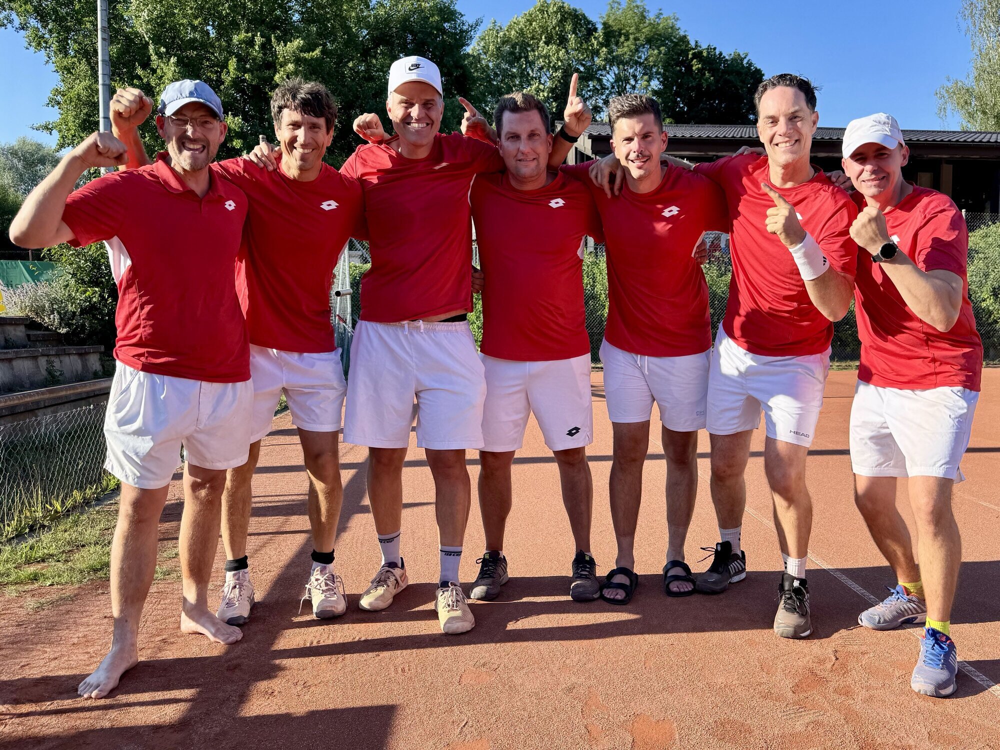 The TC Geradstetten men's 40-1 team achieves a commanding promotion to ...